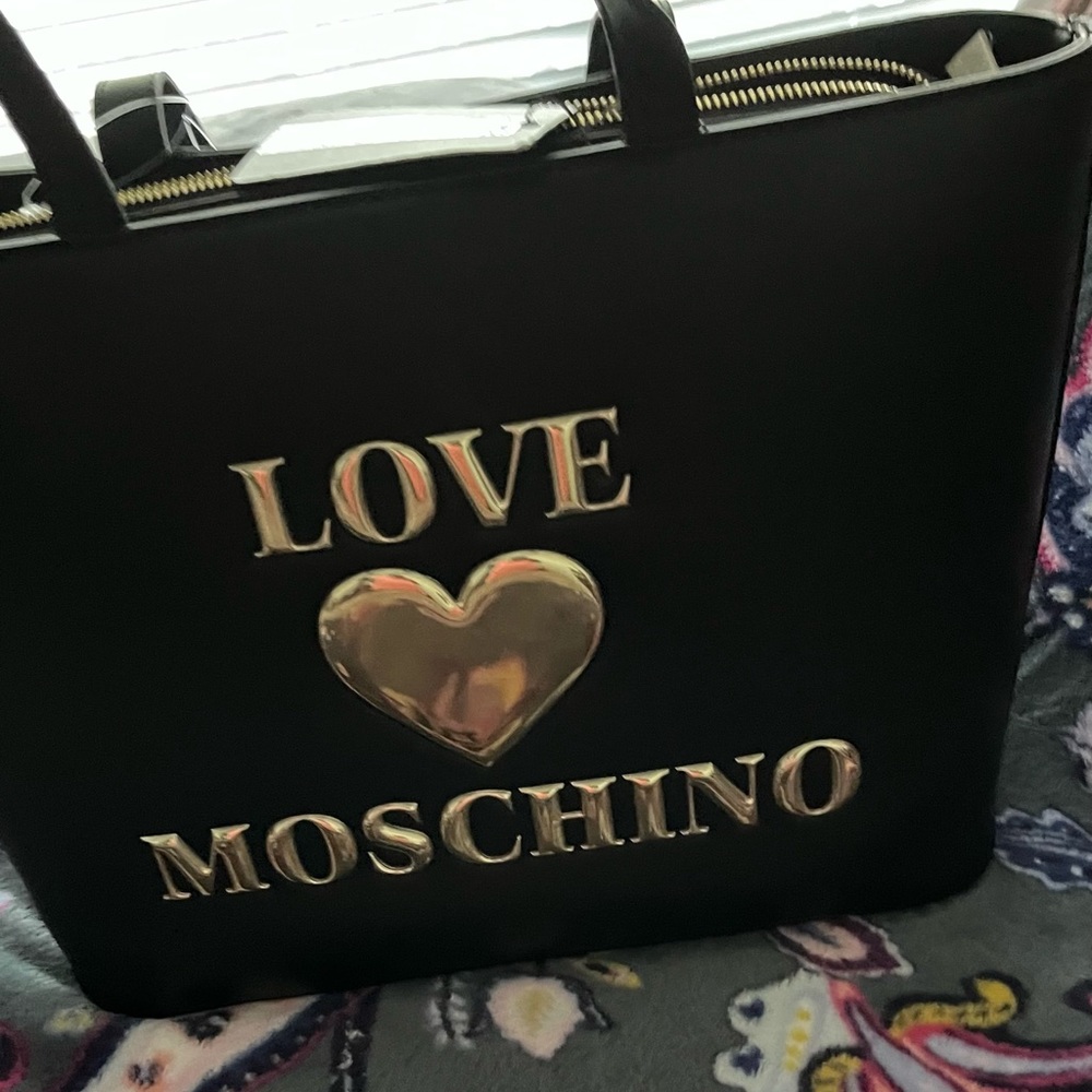 Moschino Black tote bag Med.